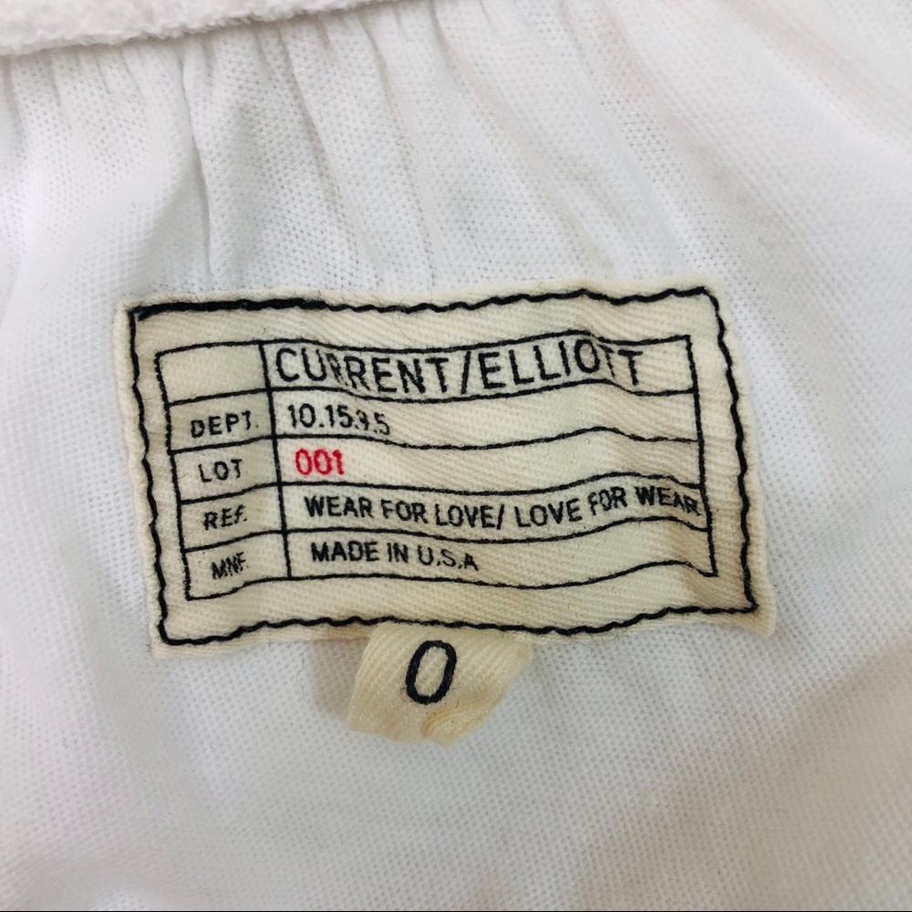 White Current/Elliot Ruffle top - Picture 4 of 6